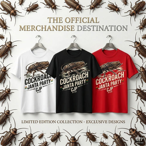 Cockroach Janata Party T-Shirts